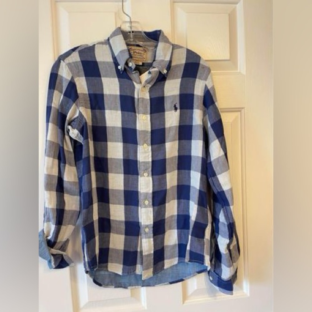 Polo Ralph Lauren button up flannel untucked relax fit.M